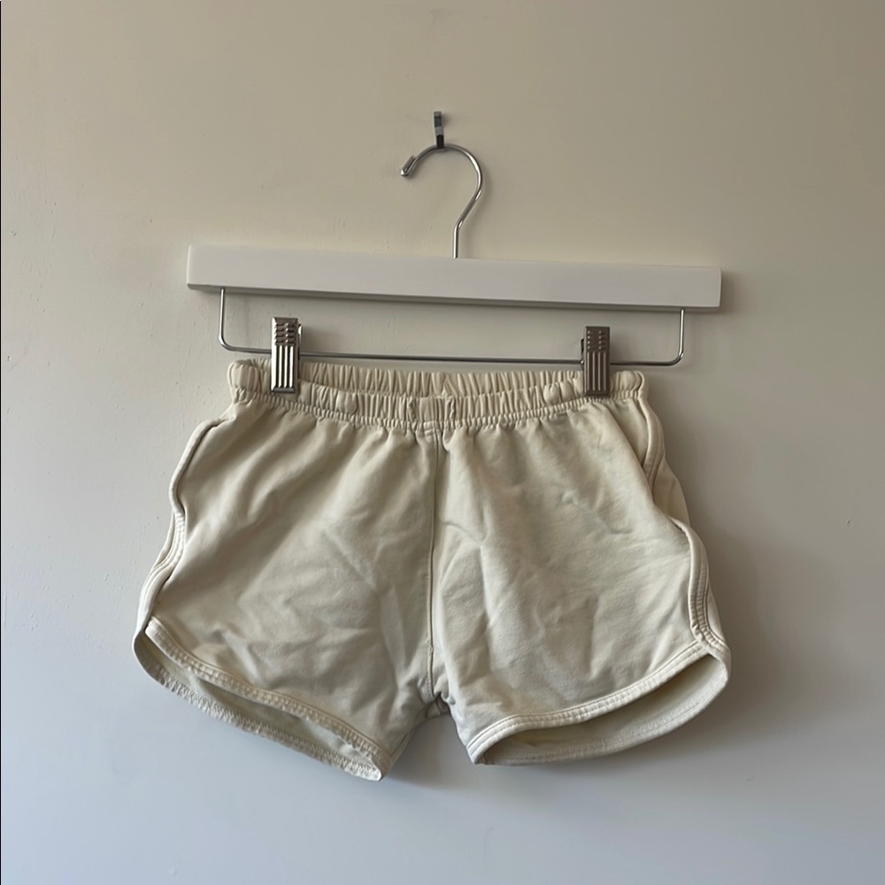 Kids Cream Dolphin Shorts